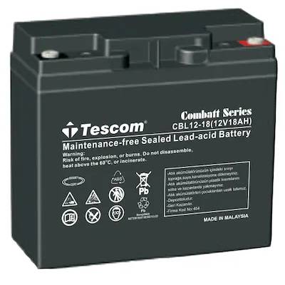 Tescom Combat battery 12V 18Ah